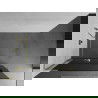Mexen Kioto+ L dušo siena su Walk-in lentyna 70 x 200 cm, grafitas, auksas - 800-070-123-50-40