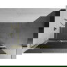 Mexen Kioto+ L dušo siena su Walk-in lentynėle 70 x 200 cm, grafitas, šlifuotas auksas - 800-070-123-55-40