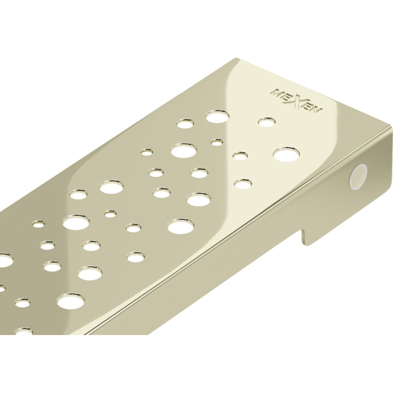 Mexen Flat M12 linijinio kanalo dangtelis 80 cm, auksinis - 1521080