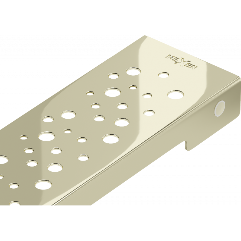 Mexen Flat M12 dangtis linijinei drenažui 100 cm, auksinis - 1521100
