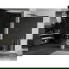 Mexen Kioto+ L Walk-in dušo sienelė su lentyna 70 x 200 cm, veidrodis, gun gray šlifuota - 800-070-123-66-50