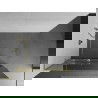 Mexen Kioto+ L dušo siena su Walk-in lentyna 70 x 200 cm, veidrodis, auksinė - 800-070-123-50-50