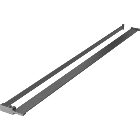 Mexen lentyna dušo sienelei su rankšluosčių laikikliu, šlifuota ginklų pilka - 800-02-66