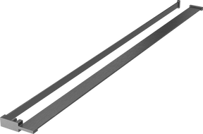 Mexen lentyna dušo sienelei su rankšluosčių laikikliu, šlifuota ginklų pilka - 800-02-66