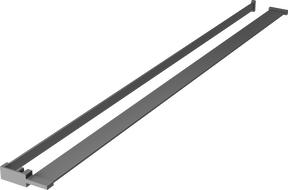 Mexen lentyna dušo sienai su rankšluosčių turėkliu, tamsaus metalo - 800-02-95