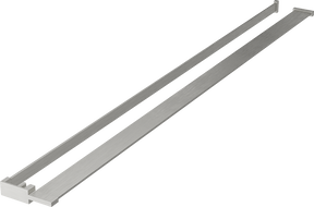 Mexen lentyna su dušo sienele su rankšluosčių turėkliu, šlifuotas nikelis - 800-02-97