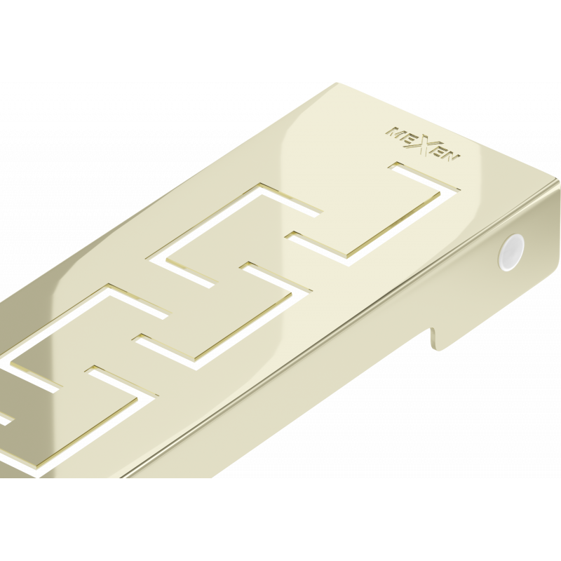 Mexen Flat M15 liniinio nutekėjimo dangtelis 80 cm, auksinis - 1524080