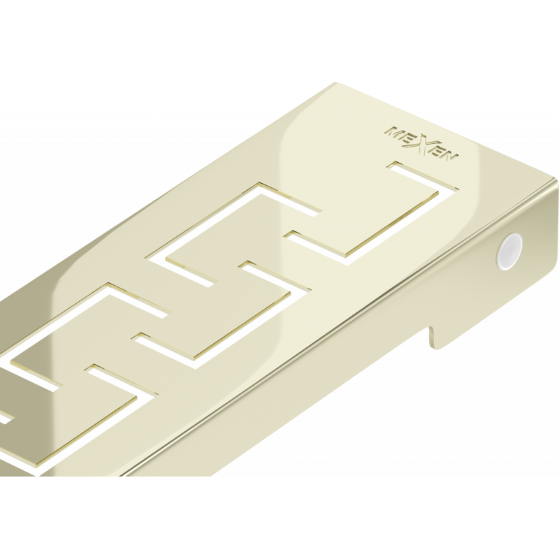 Mexen Flat M15 linijinio nutekėjimo 90 cm dangtelis, auksinis - 1524090