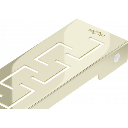 Mexen Flat M15 linijinio nutekėjimo 90 cm dangtelis, auksinis - 1524090