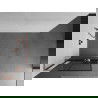 Mexen Kioto+ L walk-in dušo sienelė su lentynėle 90 x 200 cm, juodas raštas, rožinė auksinė - 800-090-123-60-77