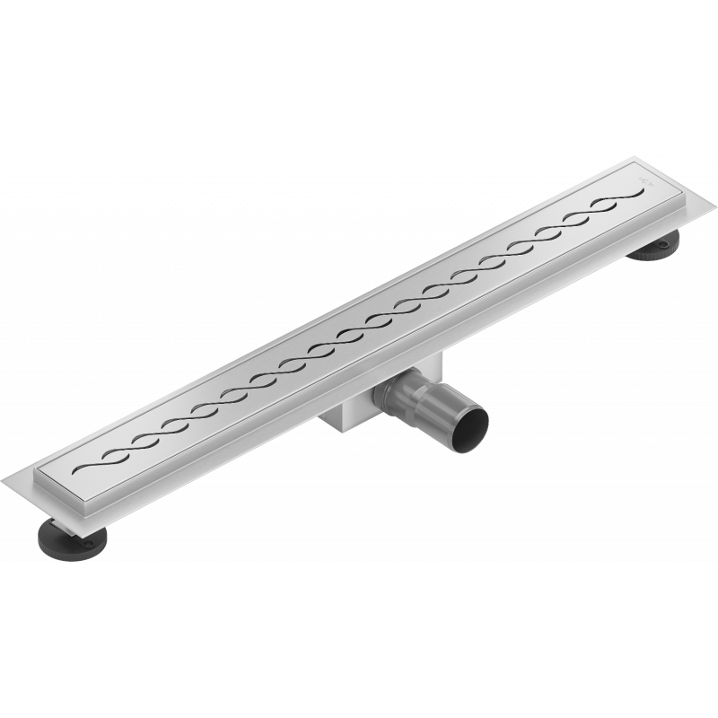 Mexen Flat M18 linijinis nubėgimas 60 cm, inox - 1023060-15