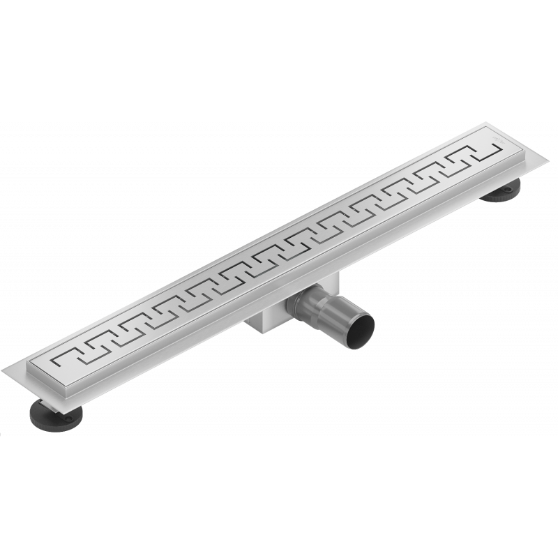 Mexen Flat M15 linijinis trapas 60 cm, inox - 1024060-15