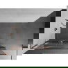 Mexen Kioto+ L dušo sienelė su lentyna Walk-in 70 x 200 cm, baltas raštas, rožinis auksas - 800-070-123-60-97