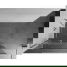 Mexen Kioto+ L dušo siena su Walk-in lentynėle 90 x 200 cm, baltas raštas, chromas - 800-090-123-01-85