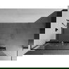 Mexen Kioto+ L dušo sienelė su Walk-in lentyna 100 x 200 cm, balta danga, juoda - 800-100-123-70-85