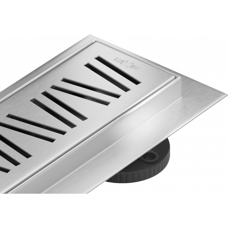 Mexen Flat M22 linijinis nuotekų nutekėjimas 90 cm, inox - 1029090-15