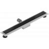 Mexen Flat MGB linijinis nutekėjimas 50 cm, Juodas stiklas - 1026050-15