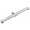 Mexen Flat MGW linijinis nutekėjimas 80 cm, Baltas stiklas - 1027080-15