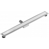 Mexen Flat MGW linijinis nutekėjimas 90 cm, Baltas stiklas - 1027090-15