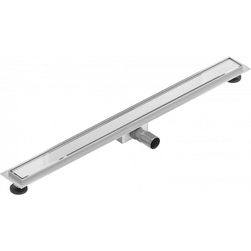 Mexen Flat MGW linijinis nubėgimas 90 cm, balto stiklo - 1027090-15