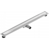 Mexen Flat MGW linijinis nutekėjimas 90 cm, Baltas stiklas - 1027090-15