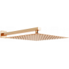 Mexen Slim lietaus dušas 25 x 25 cm su dušo rankena, Rožinio aukso - 79125112-60