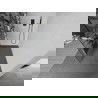 Mexen Kioto+ L dušo siena su Walk-in lentyna 90 x 200 cm, balta tekstūra, gun metal - 800-090-123-95-85