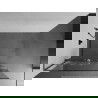 Mexen Kioto+ L Walk-in dušo sienelė su lentyna 100 x 200 cm, baltas raštas, gun metal - 800-100-123-95-85