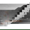 Mexen Kioto+ L Walk-in dušo siena su lentyna 80 x 200 cm, balta raštas, šedė rutulinė - 800-080-123-65-85
