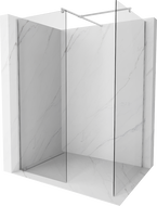 Mexen Kioto dušo sienelė Walk-in 90 x 90 cm, permatoma, chromas - 800-090-202-01-00-090
