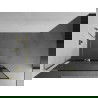 Mexen Kioto+ L dušo siena su Walk-in lentynėle 50 x 200 cm, juodas raštas, auksinė - 800-050-123-50-70