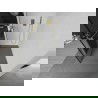 Mexen Kioto+ L dušo siena su Walk-in lentynėle 50 x 200 cm, juodas raštas, auksinė - 800-050-123-50-70