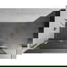 Mexen Kioto+ L dušo siena su Walk-in lentynėle 70 x 200 cm, juodas raštas, auksiniu šveitimu - 800-070-123-55-70