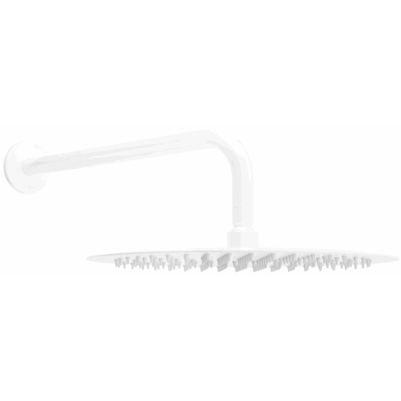 Mexen Slim 25 cm lietaus dušo galvutė su dušo rankena, balta - 79225211-20