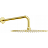 Mexen Slim lietaus dušo galvutė 25 cm su dušo svirtimi, auksinė - 79225211-50