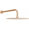 Mexen Slim 25 cm dušo galvutė su dušo rankena, rožinis auksas - 79225211-60