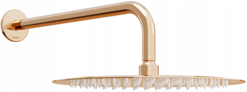 Mexen Slim 25 cm dušo galvutė su dušo rankena, rožinis auksas - 79225211-60