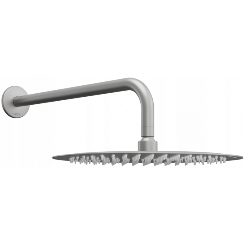 Mexen Slim lietaus dušo galva 25 cm su dušo rankena, grafito - 79225211-66