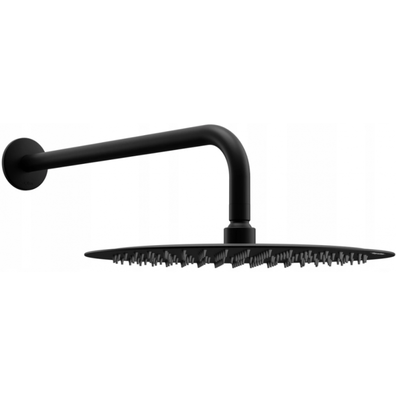 Mexen Slim 25 cm lietaus dušas su dušo rankena, Juoda - 79225211-70