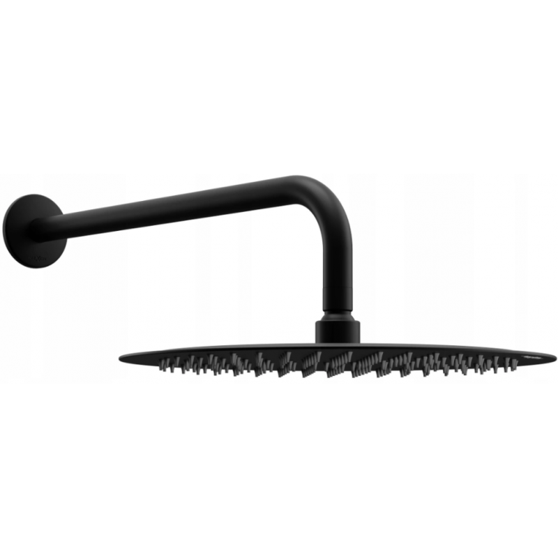Mexen Slim 25 cm lietaus dušo galvutė su dušo rankena, juoda - 79225211-70