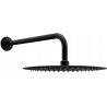 Mexen Slim 25 cm lietaus dušas su dušo rankena, Juoda - 79225211-70