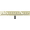 Mexen Flat M15 linijinis nutekėjimas 50 cm, Auksinė - 1524050-15