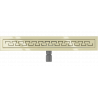 Mexen Flat M15 linijinis nutekėjimas 70 cm, Auksinė - 1524070-15