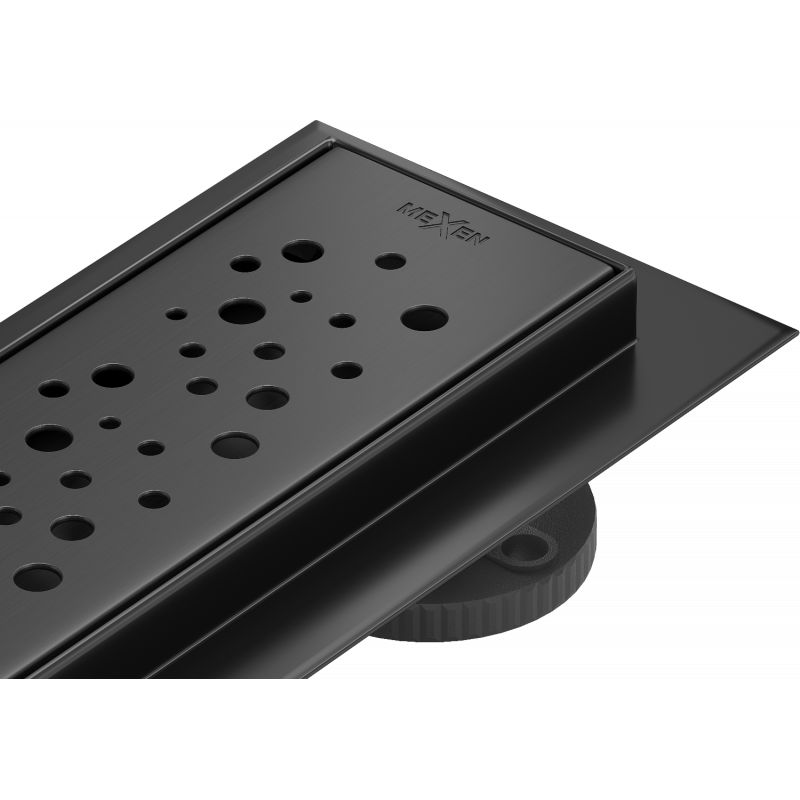 Mexen Flat M12 linijinis drenažas 50 cm, juodas - 1721050-15