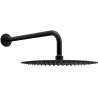Mexen Slim lietaus dušo galva 30 cm su dušo rankena, juoda - 79230211-70