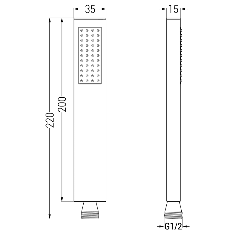 Mexen Cube DR02 paslėptas dušo komplektas su 30 cm lietaus dušu, chromas - 77502DR0230-00