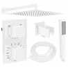 Mexen Cube DR02 potinkinė dušo sistema su 30 cm dušo galva, balta - 77502DR0230-20