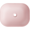 Mexen Rosa stalviršio praustuvas 50 x 40 cm, Rožinis matinis - 21095044