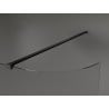Mexen Kioto suapvalinta dušo sienelė 80 x 200 cm, Skaidrus 8 mm, Juoda - 800-080-101-70-06