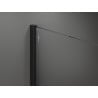 Mexen Kioto dušo siena Walk-in 50 x 200 cm, juodas rėmas 8 mm, juoda - 800-050-101-70-70